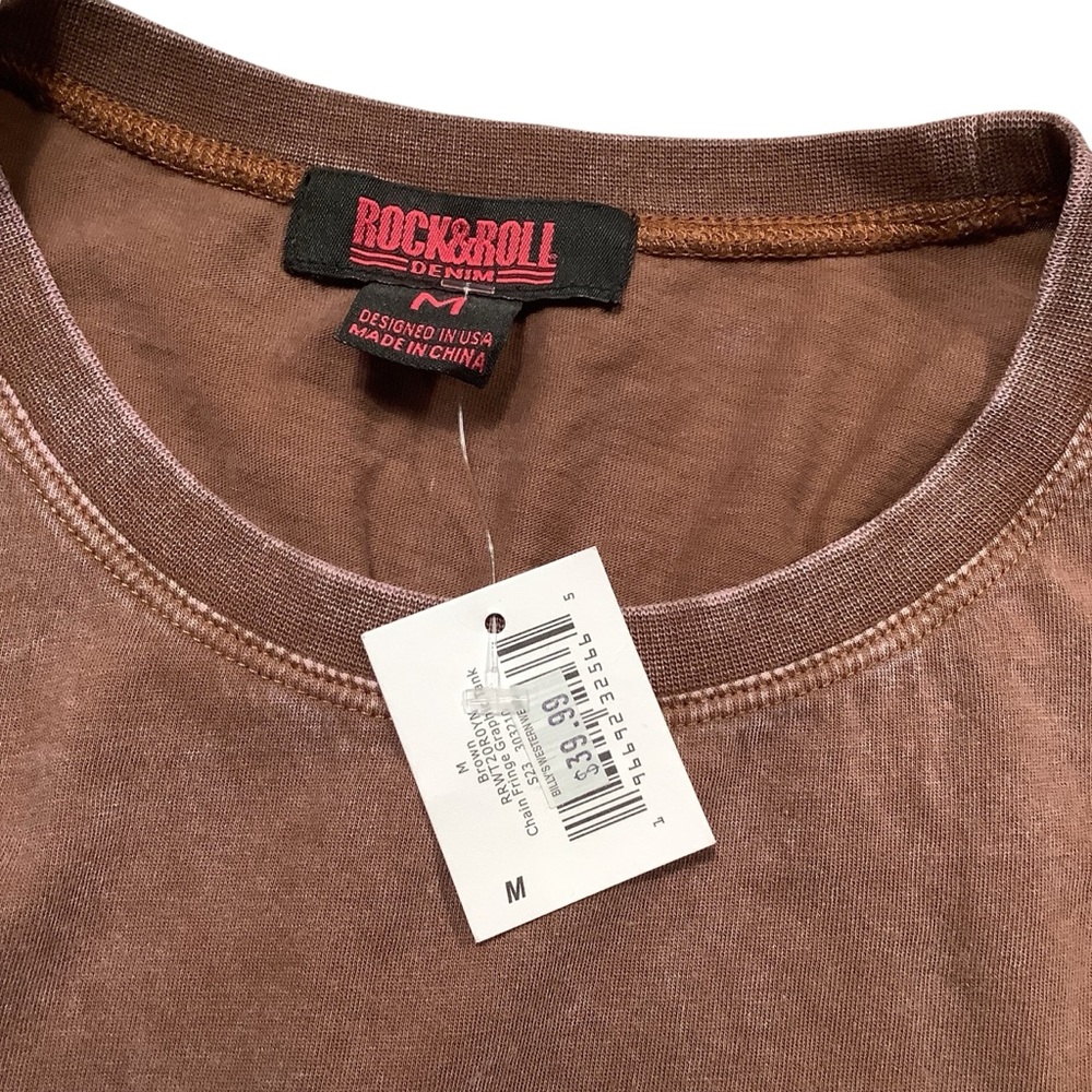 Boot Barn Rock & Roll Denim Women’s Chain Fringe Top BRAND NEW W/TAG. Size M - Picture 15 of 15